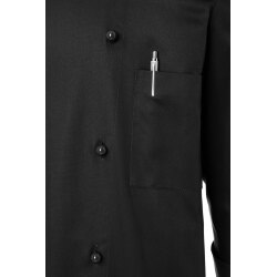 KARLOWSKY Herren Kochjacke THOMAS 10-Knopf-Jacke Regular Schwarz