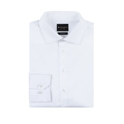 KARLOWSKY Herren Hemd ACTIVE-STRETCH Langarm Kent Slim-Fit Weiß 3XL