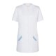 KARLOWSKY Damen Kasack MELANIE Kurzarm V-Neck Comfort-Fit Weiß