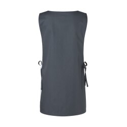 KARLOWSKY Damen Überwurfkasack MARILIES V-Neck Weiß/Anthrazit