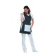 KARLOWSKY Damen Überwurfkasack MARILIES V-Neck Weiß/Anthrazit