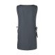 KARLOWSKY Damen Überwurfkasack MARILIES V-Neck Weiß/Anthrazit