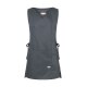 KARLOWSKY Damen Überwurfkasack MARILIES V-Neck Anthrazit