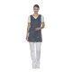 KARLOWSKY Damen Überwurfkasack MARILIES V-Neck Anthrazit