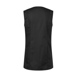 KARLOWSKY Damen Kasack SARA Ärmellos V-Neck Comfort-Fit Schwarz