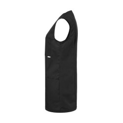 KARLOWSKY Damen Kasack SARA Ärmellos V-Neck Comfort-Fit Schwarz