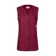 KARLOWSKY Damen Kasack SARA Ärmellos V-Neck Comfort-Fit Bordeaux
