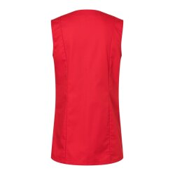 KARLOWSKY Damen Kasack SARA Ärmellos V-Neck Comfort-Fit Rot