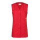 KARLOWSKY Damen Kasack SARA Ärmellos V-Neck Comfort-Fit Rot