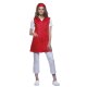 KARLOWSKY Damen Kasack SARA Ärmellos V-Neck Comfort-Fit Rot