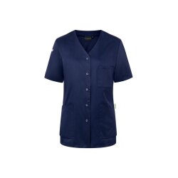 KARLOWSKY Damen Kasack ESSENTIAL Kurzarm V-Neck...