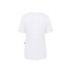KARLOWSKY Damen Kasack ESSENTIAL Kurzarm V-Neck Modern-Fit Weiß