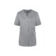 KARLOWSKY Damen Kasack ESSENTIAL Kurzarm Modern-Fit Platingrau