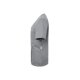 KARLOWSKY Damen Kasack ESSENTIAL Kurzarm Modern-Fit Platingrau