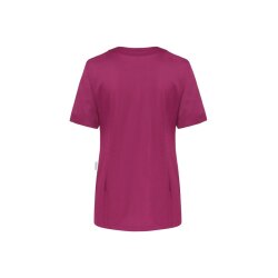 KARLOWSKY Damen Kasack ESSENTIAL Kurzarm Modern-Fit Fuchsia