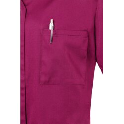KARLOWSKY Damen Kasack ESSENTIAL Kurzarm Modern-Fit Fuchsia