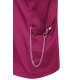 KARLOWSKY Damen Kasack ESSENTIAL Kurzarm Modern-Fit Fuchsia