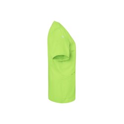 KARLOWSKY Damen Kasack ESSENTIAL Kurzarm V-Neck Modern-Fit Kiwi