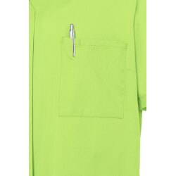 KARLOWSKY Damen Kasack ESSENTIAL Kurzarm V-Neck Modern-Fit Kiwi