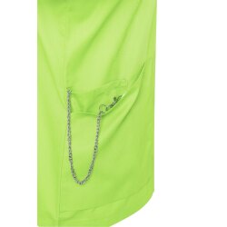 KARLOWSKY Damen Kasack ESSENTIAL Kurzarm V-Neck Modern-Fit Kiwi
