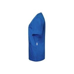 KARLOWSKY Damen Kasack ESSENTIAL Kurzarm V-Neck Königsblau