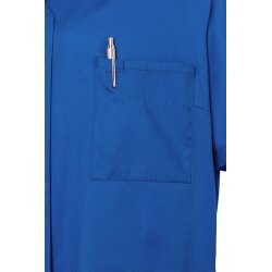 KARLOWSKY Damen Kasack ESSENTIAL Kurzarm V-Neck Königsblau