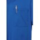 KARLOWSKY Damen Kasack ESSENTIAL Kurzarm V-Neck Königsblau