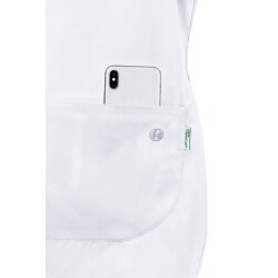 KARLOWSKY Damen Überwurfkasack ESSENTIAL Rundhals Regular Weiß