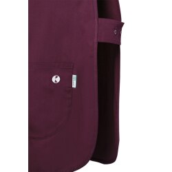 KARLOWSKY Damen Überwurfkasack ESSENTIAL Rundhals Aubergine