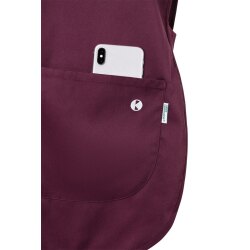 KARLOWSKY Damen Überwurfkasack ESSENTIAL Rundhals Aubergine