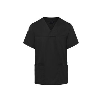 KARLOWSKY Herren Schlupfkasack ESSENTIAL V-Neck Regular Schwarz