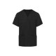KARLOWSKY Herren Schlupfkasack ESSENTIAL V-Neck Regular Schwarz