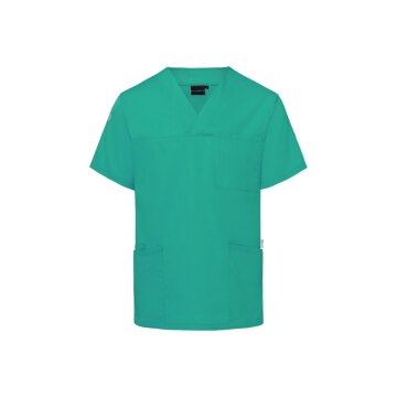 KARLOWSKY Herren Schlupfkasack ESSENTIAL V-Neck Smaragdgrün