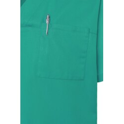 KARLOWSKY Herren Schlupfkasack ESSENTIAL V-Neck Smaragdgrün