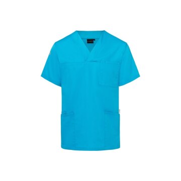 KARLOWSKY Herren Schlupfkasack ESSENTIAL V-Neck Pazifikblau