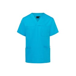KARLOWSKY Herren Schlupfkasack ESSENTIAL V-Neck Pazifikblau