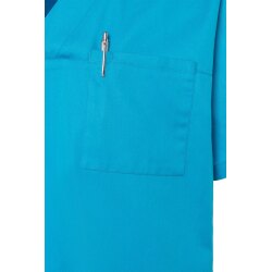 KARLOWSKY Herren Schlupfkasack ESSENTIAL V-Neck Pazifikblau