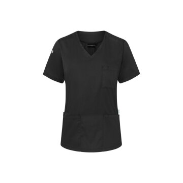 KARLOWSKY Damen Schlupfkasack ESSENTIAL V-Neck Regular Schwarz