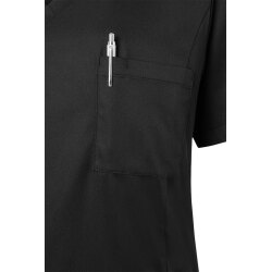 KARLOWSKY Damen Schlupfkasack ESSENTIAL V-Neck Regular Schwarz