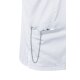 KARLOWSKY Damen Schlupfkasack ESSENTIAL V-Neck Regular Weiß