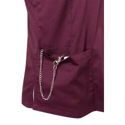KARLOWSKY Damen Schlupfkasack ESSENTIAL V-Neck Regular Aubergine