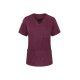 KARLOWSKY Damen Schlupfkasack ESSENTIAL V-Neck Regular Aubergine