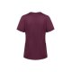 KARLOWSKY Damen Schlupfkasack ESSENTIAL V-Neck Regular Aubergine