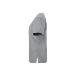 KARLOWSKY Damen Schlupfkasack ESSENTIAL V-Neck Regular Platingrau