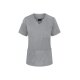 KARLOWSKY Damen Schlupfkasack ESSENTIAL V-Neck Regular Platingrau