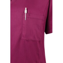KARLOWSKY Damen Schlupfkasack ESSENTIAL V-Neck Regular Fuchsia