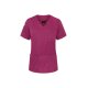 KARLOWSKY Damen Schlupfkasack ESSENTIAL V-Neck Regular Fuchsia