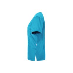 KARLOWSKY Damen Schlupfkasack ESSENTIAL V-Neck Pazifikblau