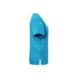 KARLOWSKY Damen Schlupfkasack ESSENTIAL V-Neck Pazifikblau