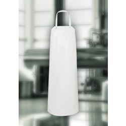 Karlowsky Wasserdichte PU-Latzschürze SCHWEDEN Fleischerschürze 100 x 120 cm unisex Polyurethan Weiß